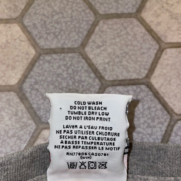 Vintage Tommy Hilfiger Double-Sided Grey T-Shirt - Size Large - Picture 8 of 10